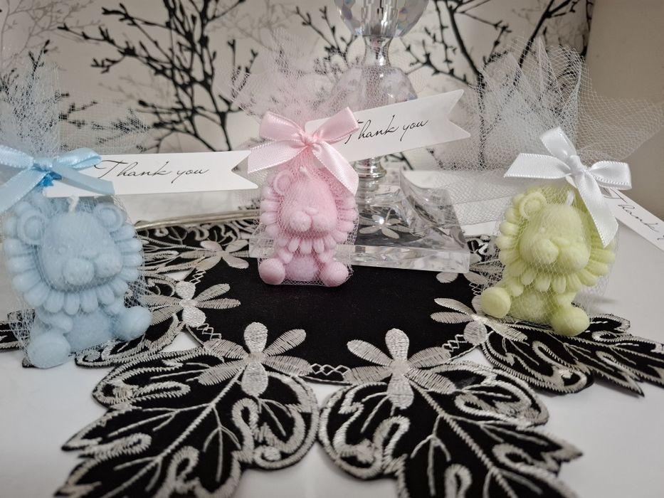 Podziękowania dla gości upominki chrzest urodziny roczek dla dziecka