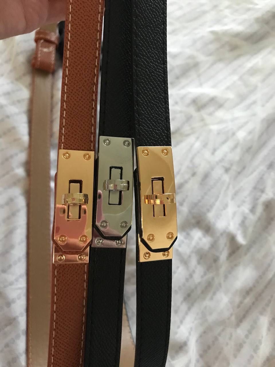 Тонкий ремень hermes Kelly, ремінь ермес, ерме