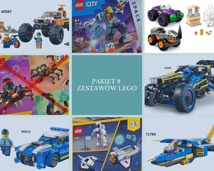 Pakiet 7 zestawów LEGO