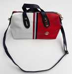 Torebka Shoperka Czerwona Tommy Hilfiger TH Biała Torba