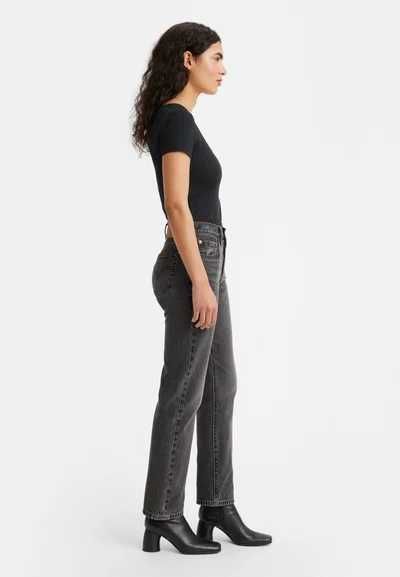Серые женские джинсы levis 512 lo-ball (28)