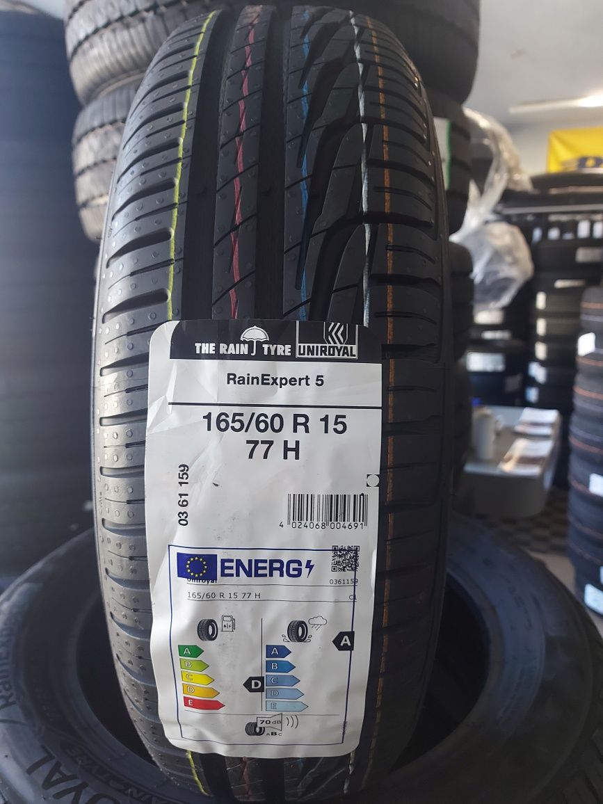 4x 165/60R15 Uniroyal RainExpert 5 77H nowe opony letnie