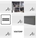 60x10cm. V O X T O R P ikea metod front maximera exeptionell knivshult