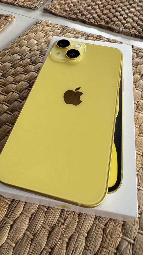 Piękny, żółty iPhone 14 128GB full komplet super stan