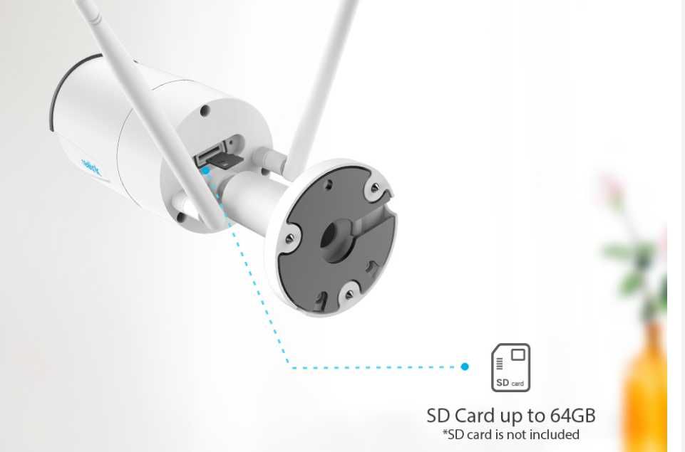 Reolink RLC-410W-4MP - Câmera Wifi 2.4 GHz/5GHz