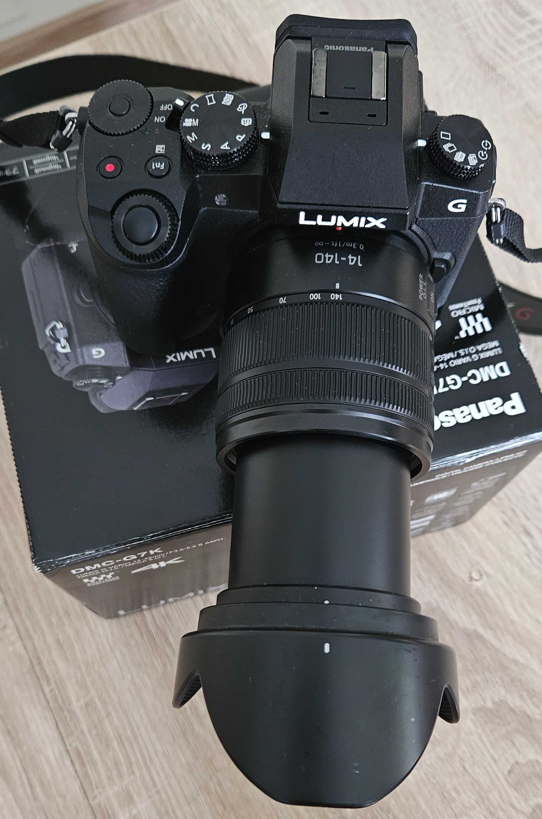 Panasonic LUMIX DMC-G7 obiektyw Vario 14-140mm F3.5-5.6 ASPH Power OIS