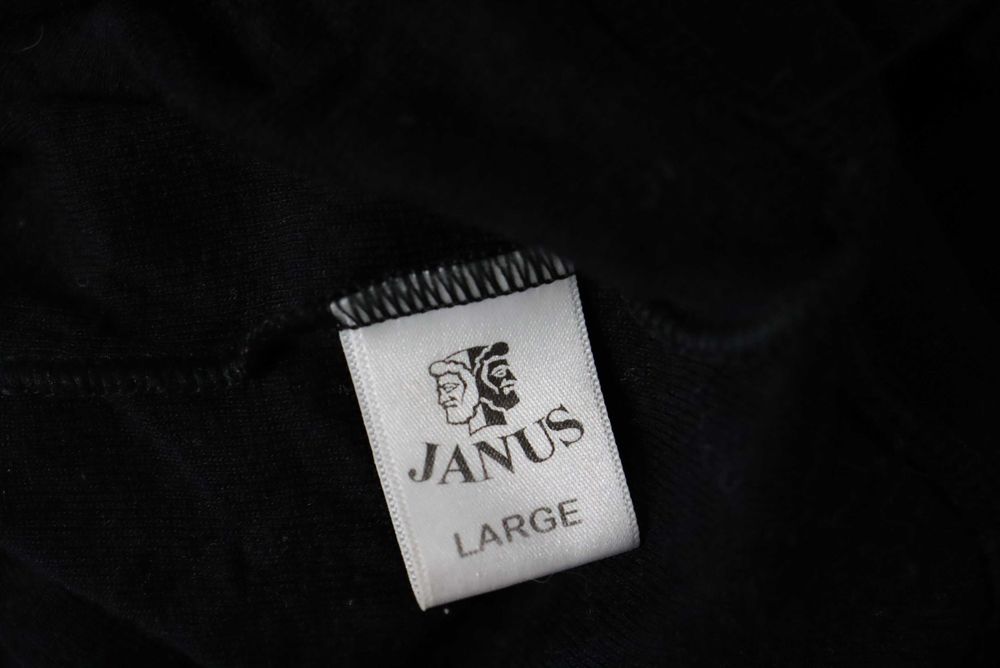 Janus męska koszulka termiczna z golfem rozmiar L wełna merino