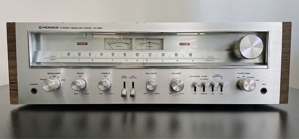 Pioneer SX650 vintage audio amplituner