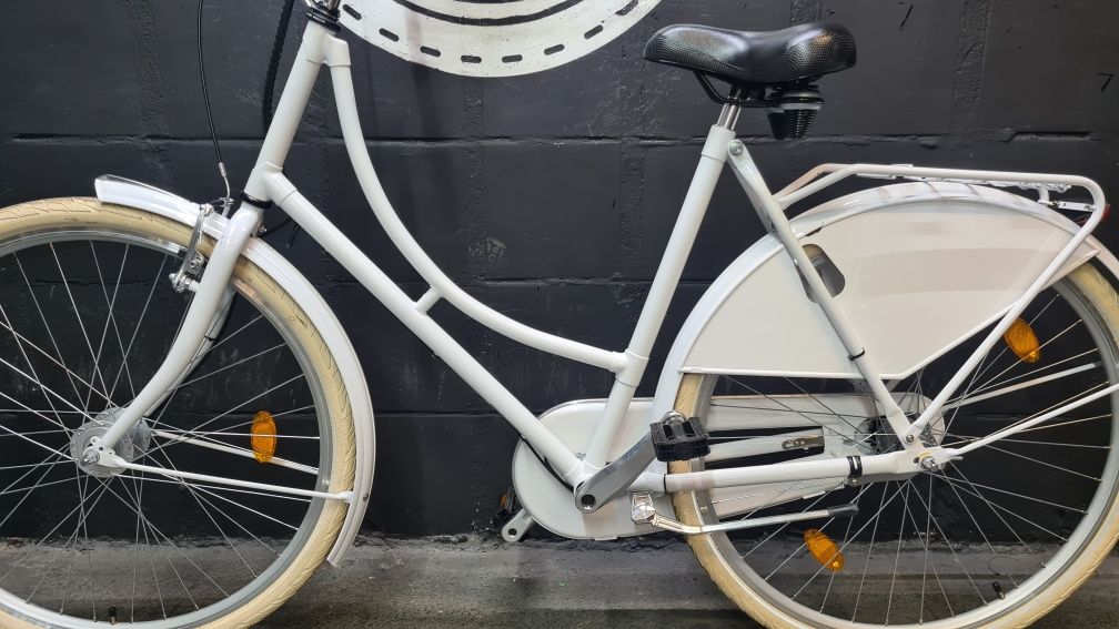 Rower miejski damka nowy Mifa biały 55cm holender URBAN BIKES