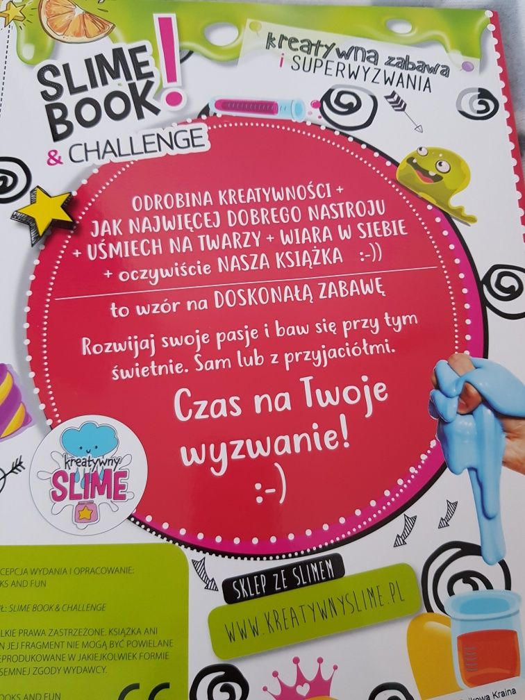 Książka Slime Book & Challenge