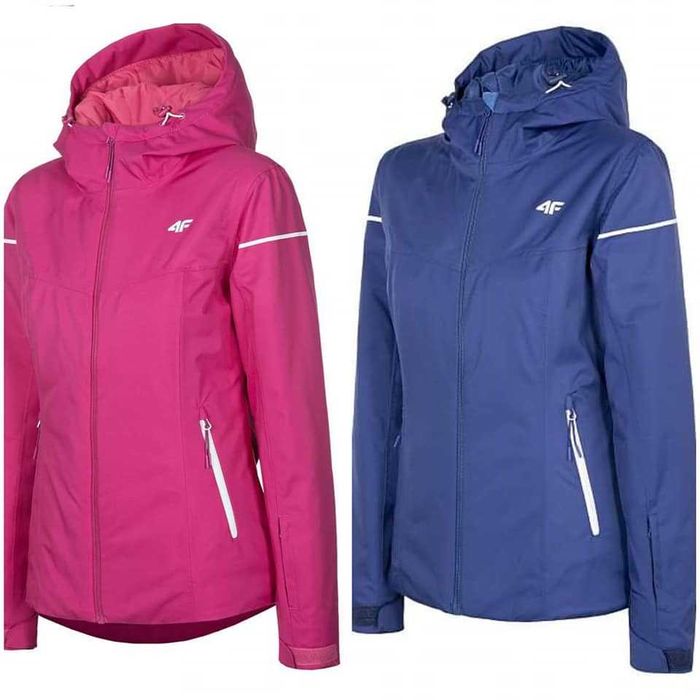 Kurtka damska narciarska 4F kudn070 kobalt roz S
