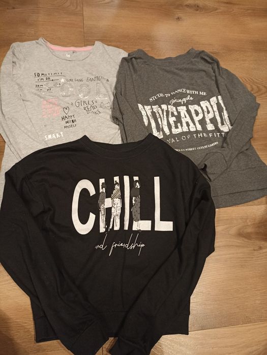 Bluzki na długi rękaw 158 dziewczynka