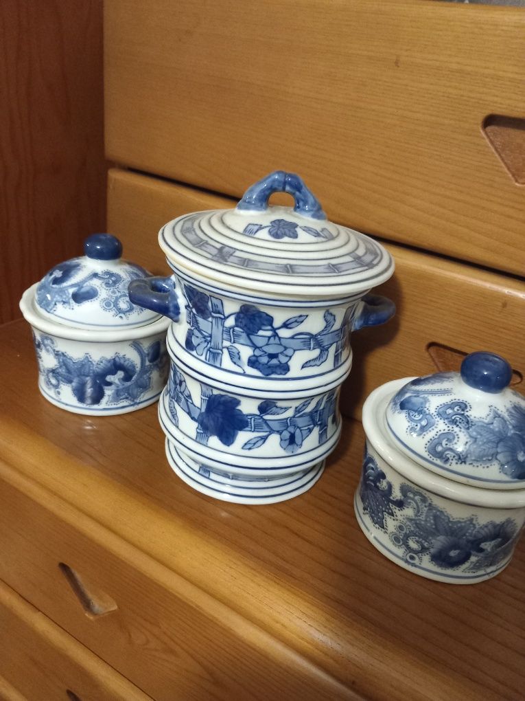 Conjunto em faiança