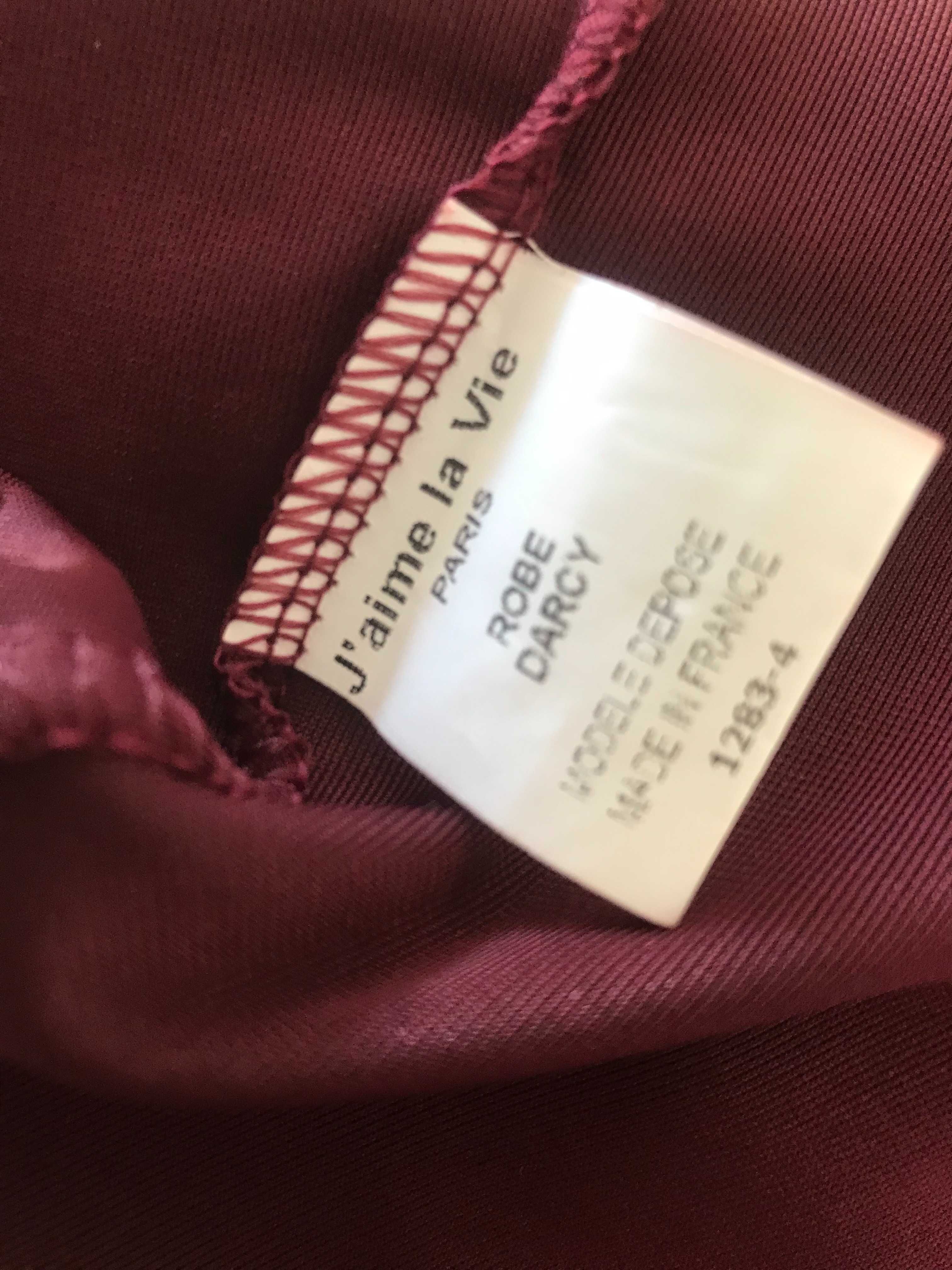 Welwetowa sukienka J'aime la Vie Paris made in France €69,95