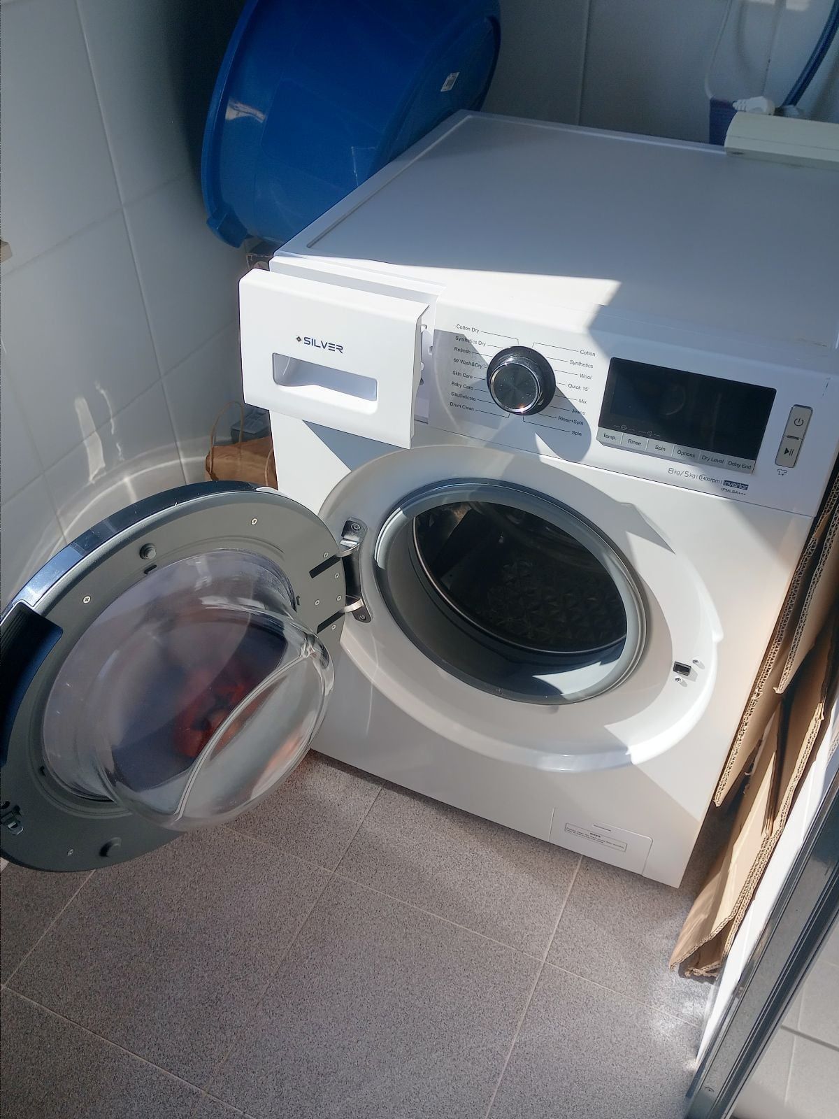 Maquina de lavar/secar 8/5kg Silver A+++