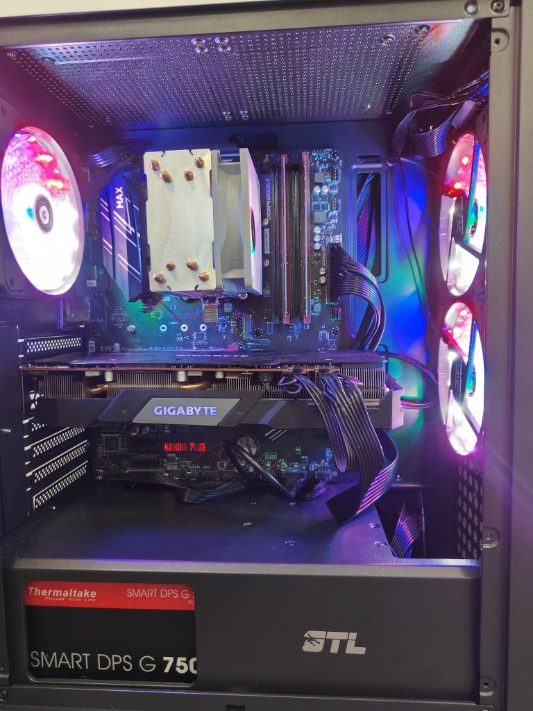 Игровой ПК Ryzen 5 5600/RX 5700 XT 8Gb/SSD 500Gb/DDR4-16GB МагазинNEON