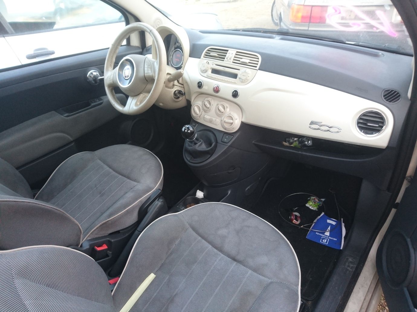 Peças Fiat 500 1.3 multiget, frente, airbags, motor, caixa, porta etc