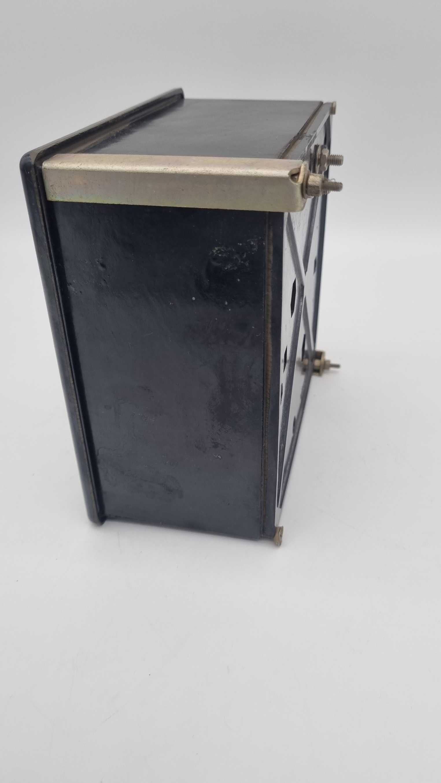 Amperomierz duży ebonit 16 cm Loft PRL