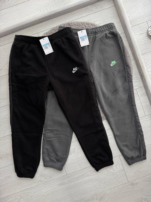 Новые Флисовые Штаны Nike (S,M,L,XL) Зимние штани найк для мужчин