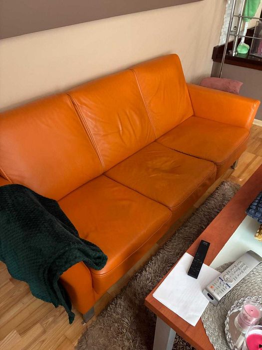 Zestaw wypoczynkowy Kler Etiuda - skóra, spanie
