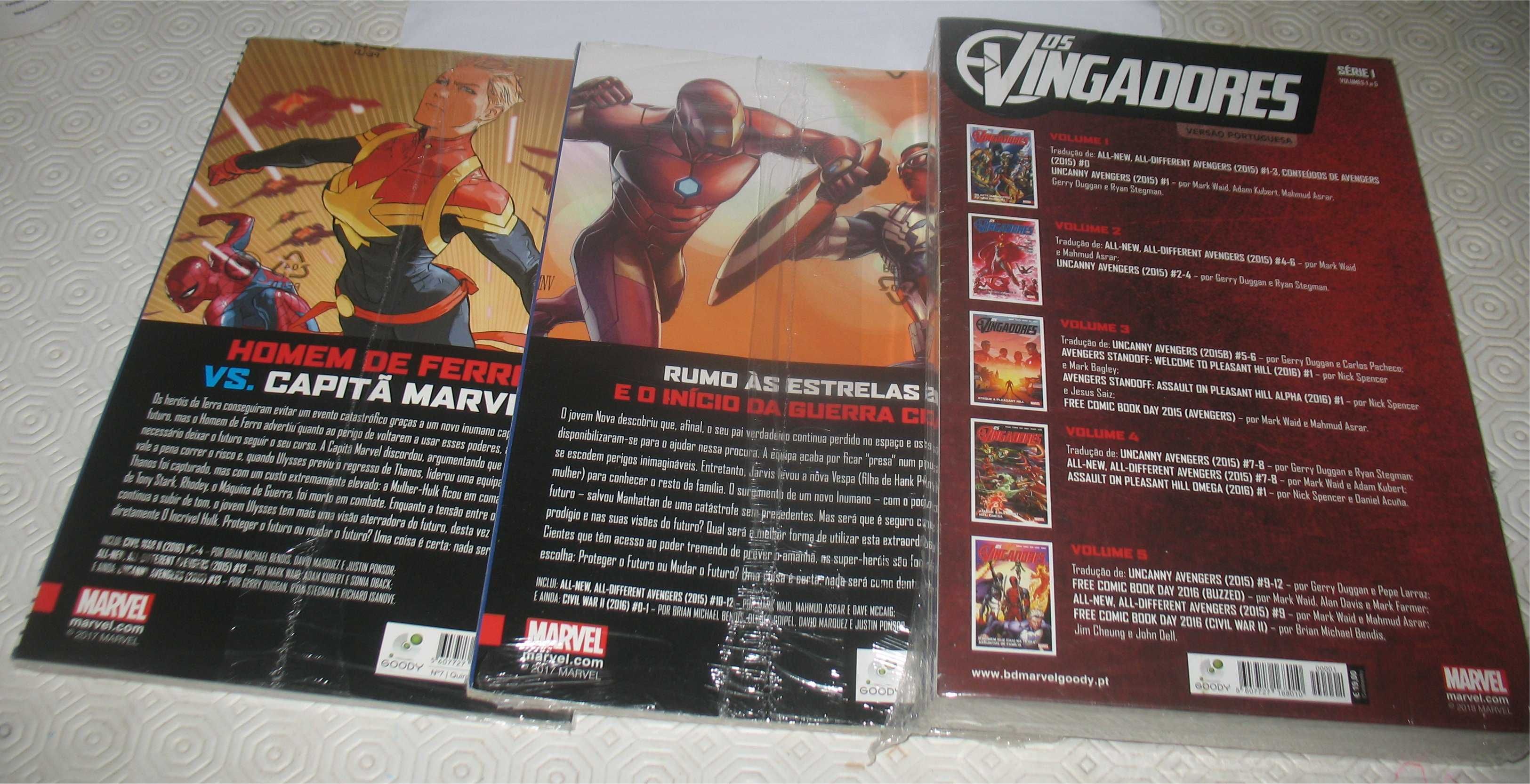 Marvel - Os Vingadores - 7 Volumes (2017)