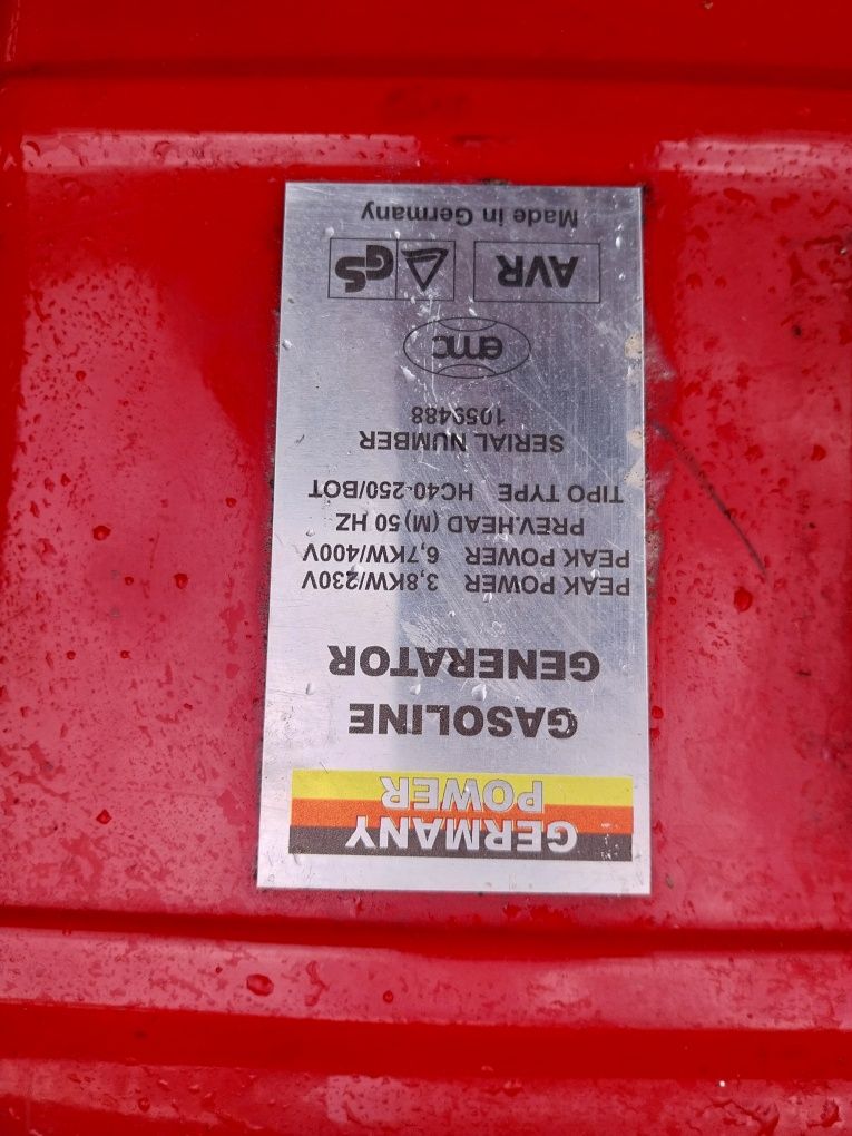 Generator prądu ( agregad)