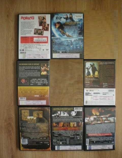 19 dvds Porkys FX Hitchcook Nuno Gomes Ficheiros Secretos Vulcão Evil