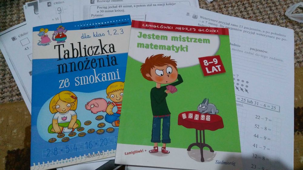Matematyka klasa 2 ćwiczenia tabliczka mnożenia