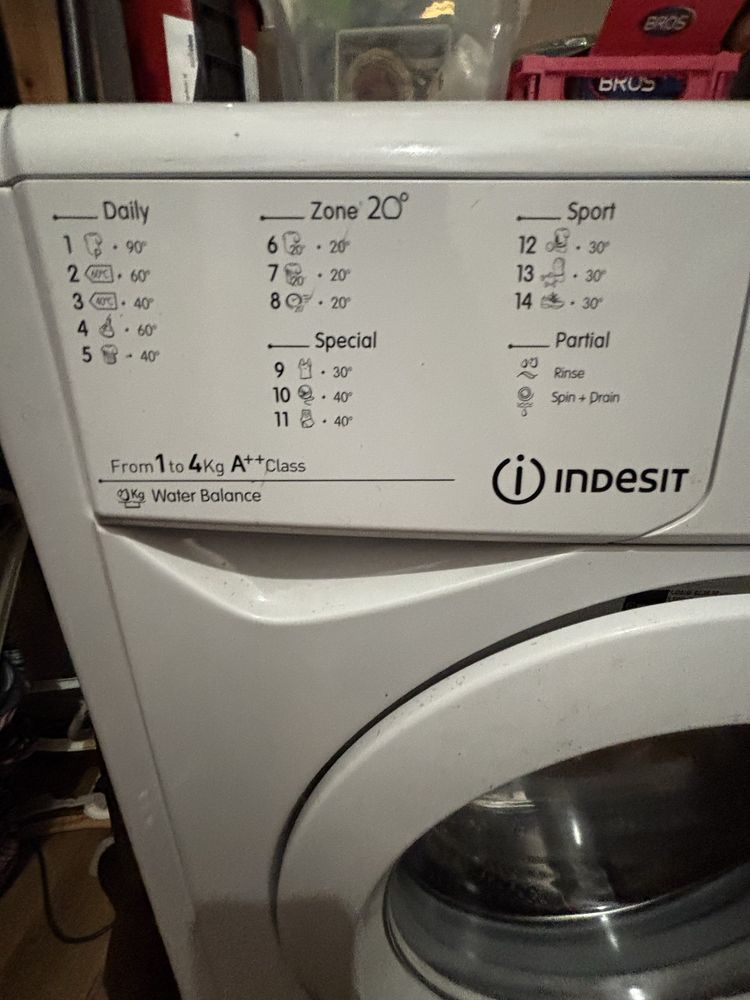 Pralka indesit 4 kg