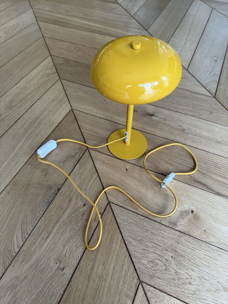 lampka zara home żółta