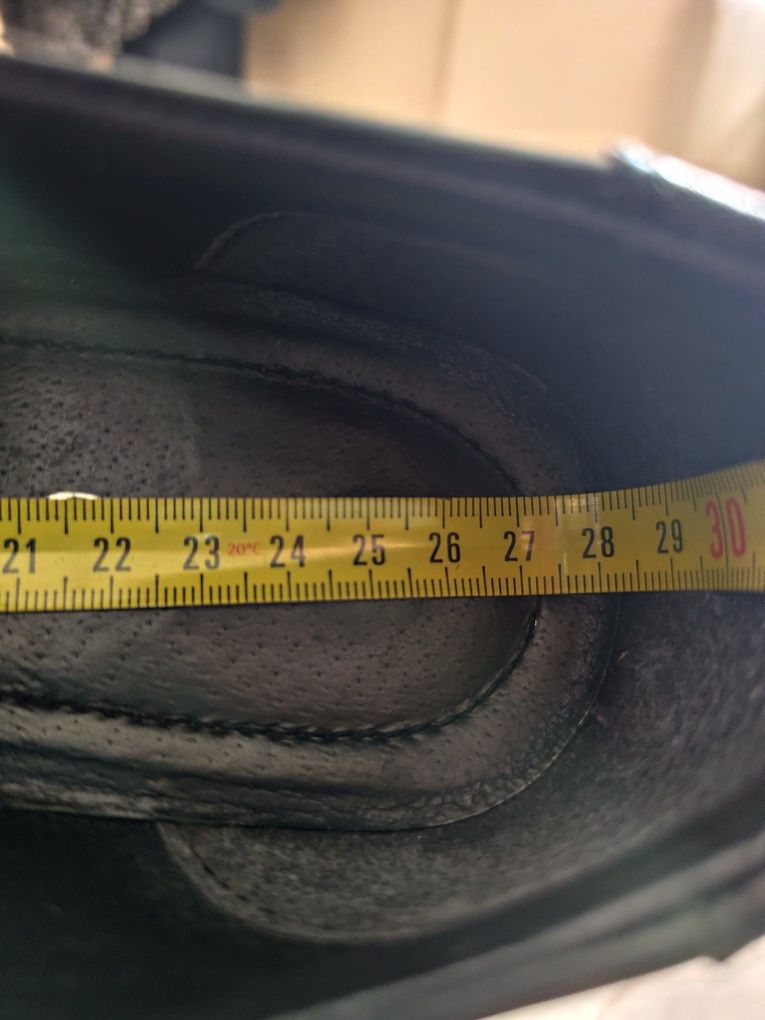Buty męskie Wojas czarne 27,5 cm wizytowe nowe