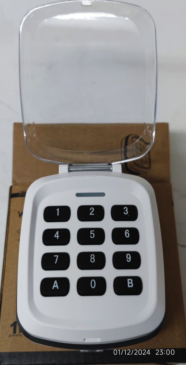 Teclado comando de portão multi frequência