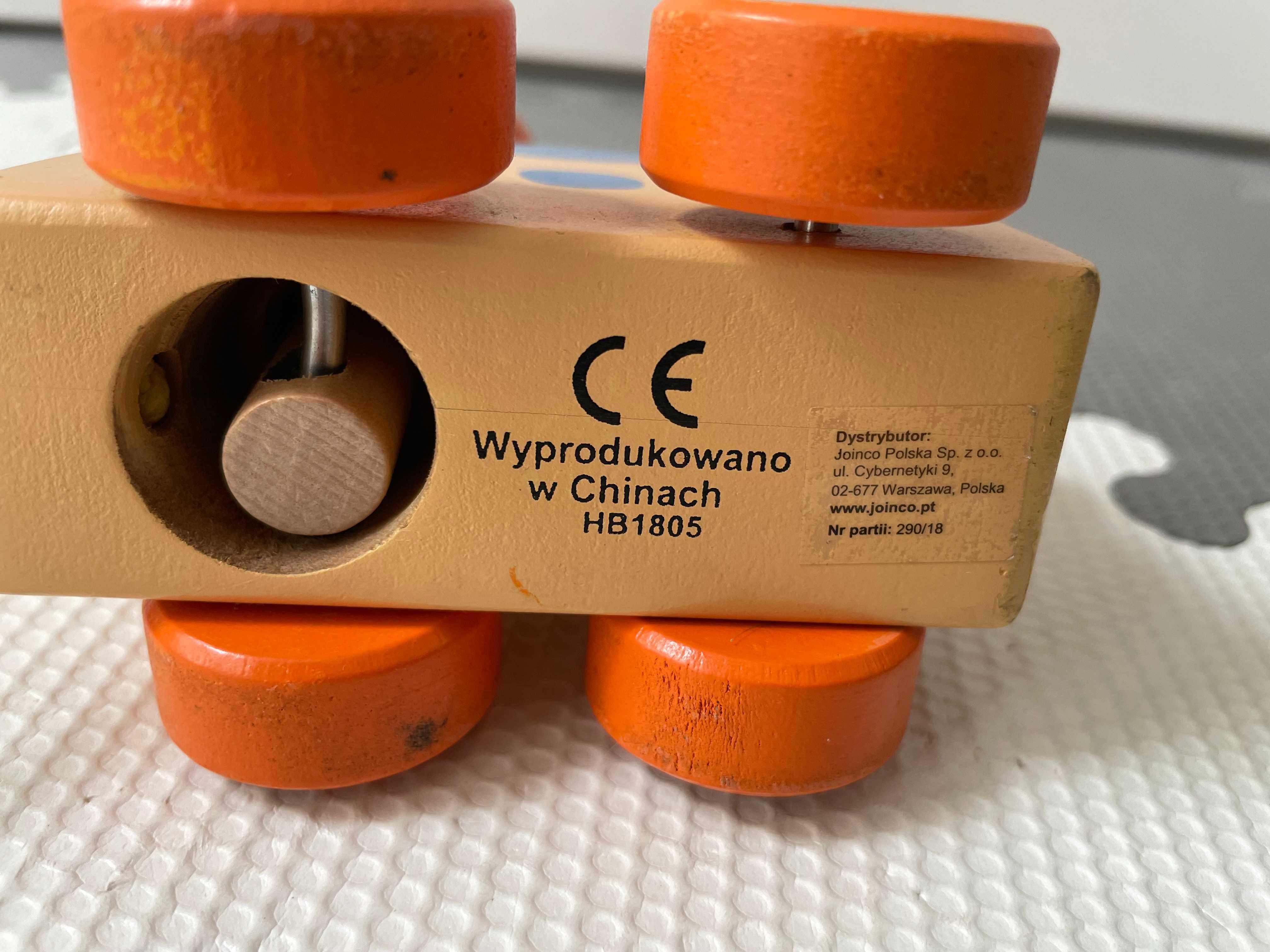 OOPS Drewniana zabawka do ciągnięcia - Pies