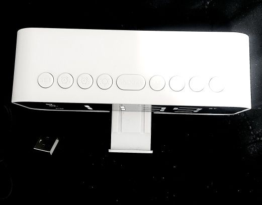 Zegar Led Biały Nowy Głośnik Bluetooth Radio FM