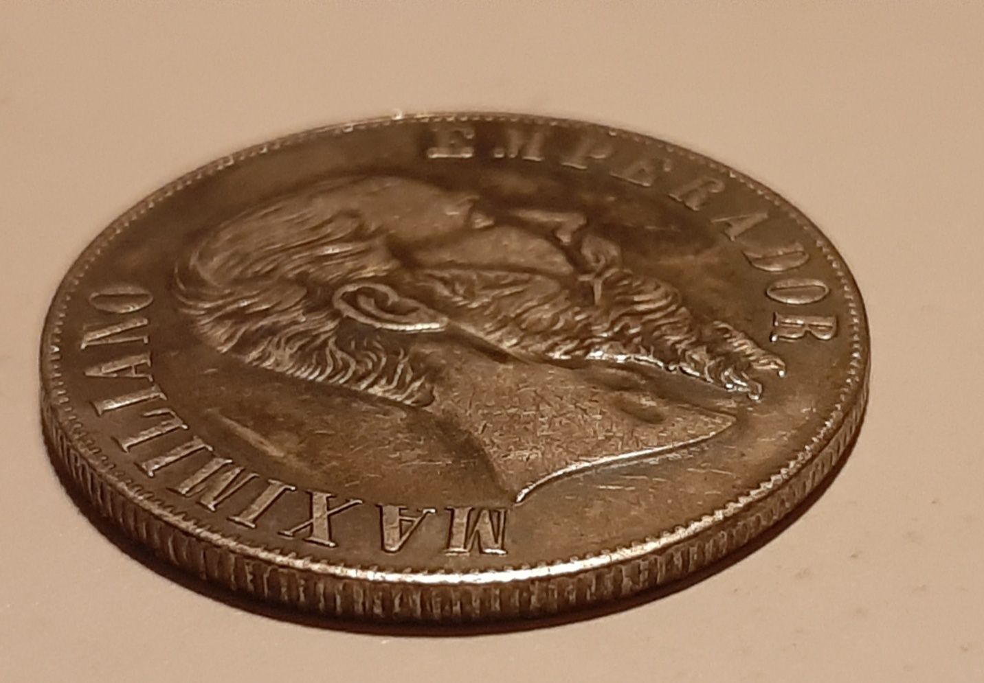 Moneta 50 centów - Meksyk 1866r.