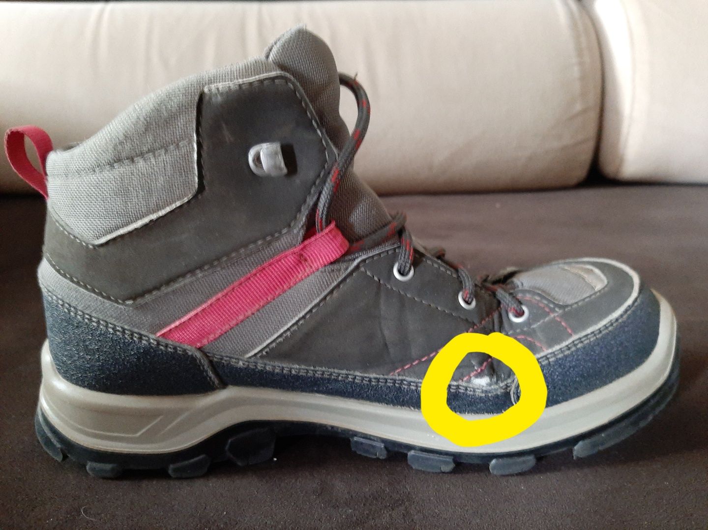 Buty QUECHUA FORCLAZ 500 HIGH Junior/Dziecięce Membrana