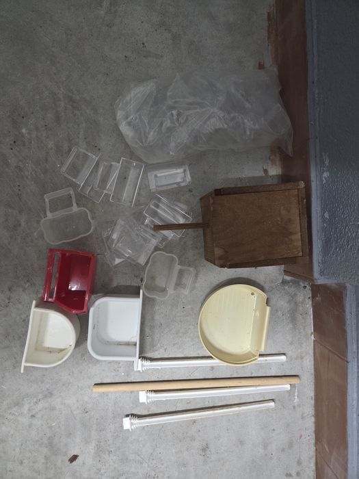 Acessórios para gaiola pássaros