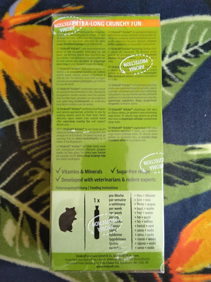 Kolba Kräcker dla chomika VITAKRAFT