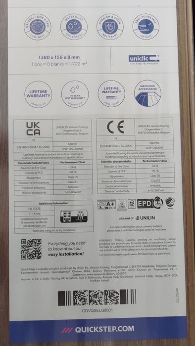 Panele podłogowe Quick-step ELIGNA EL3582 Dąb Newcastle brązowy