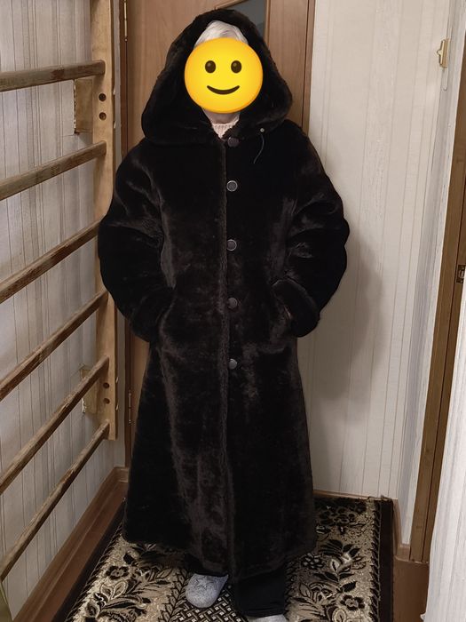 Шуба, XL, довга, жіноча (на зріст 170см+)