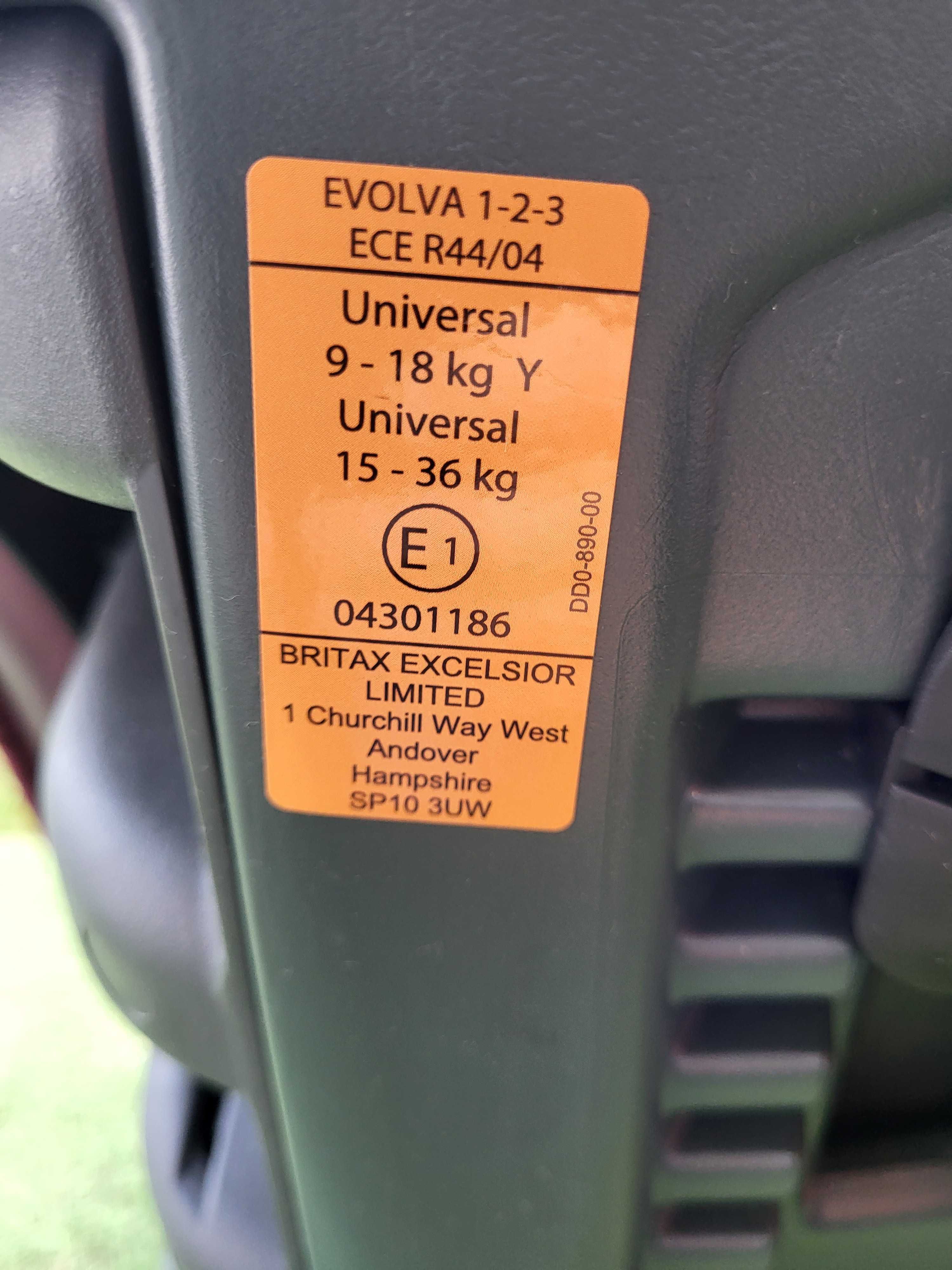 Britax Romer Evolva 1-2-3