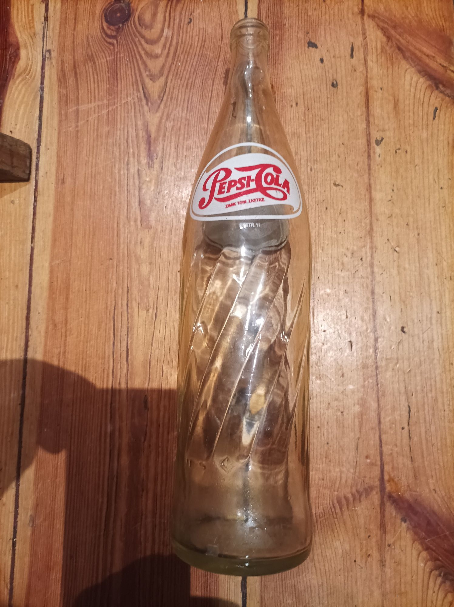 Butelka po Pepsi-Cola litrowa