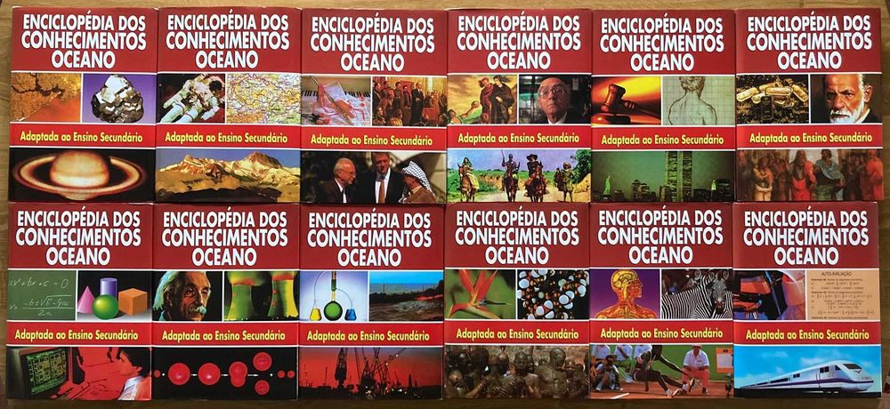 Enciclopédia dos Conhecimentos Oceano - volumes 1 a 12