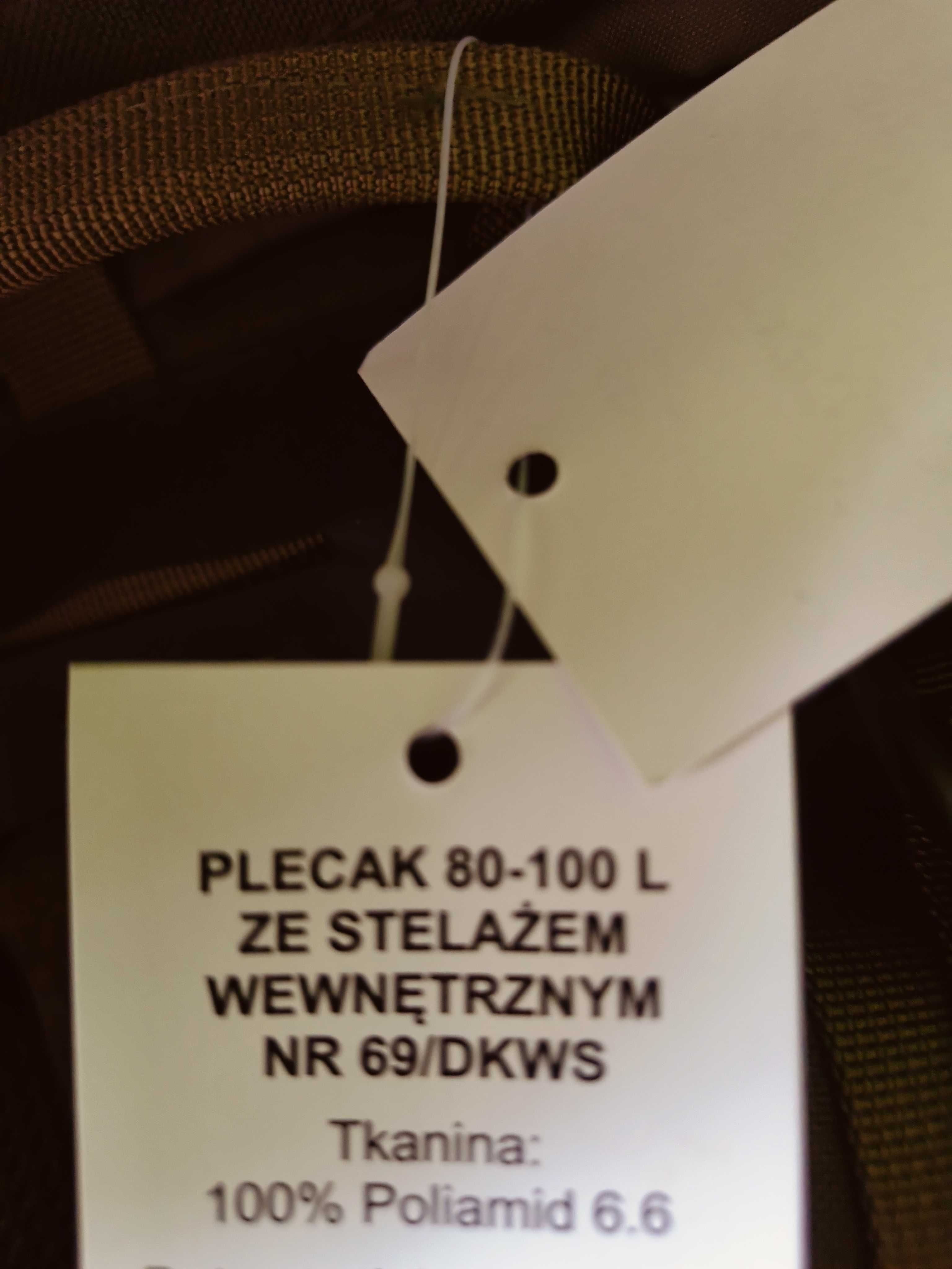 Plecak wojskowy nr69/dwks 80-100l