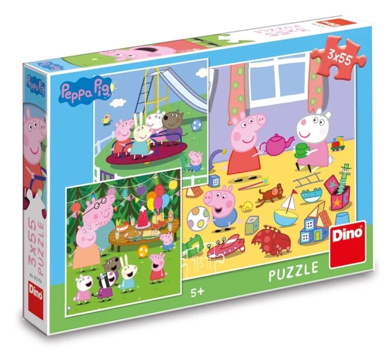 Puzzle dla dzieci Świnka Peppa Wakacje