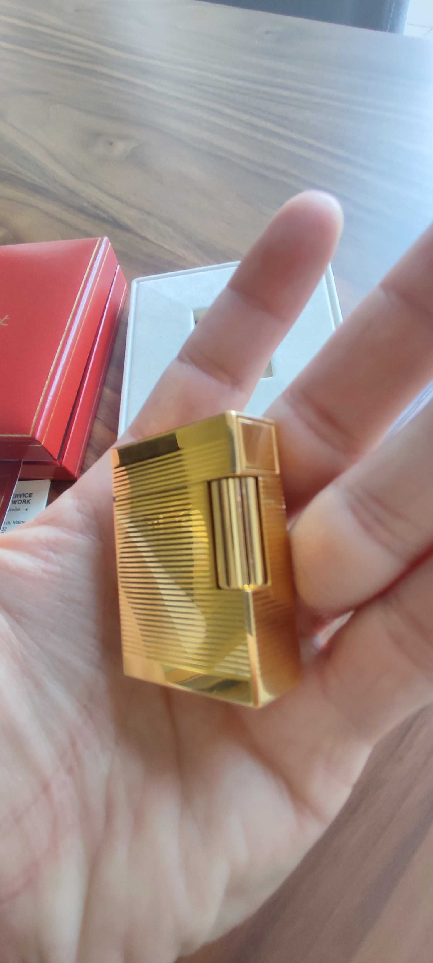 Isqueiro S.T. Dupont Ligne 1 Original – Banhado a Ouro