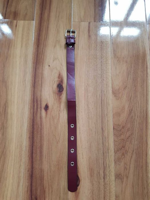 Brązowa obróżka dla psa obroża dla pieska dla psiaka elegancka