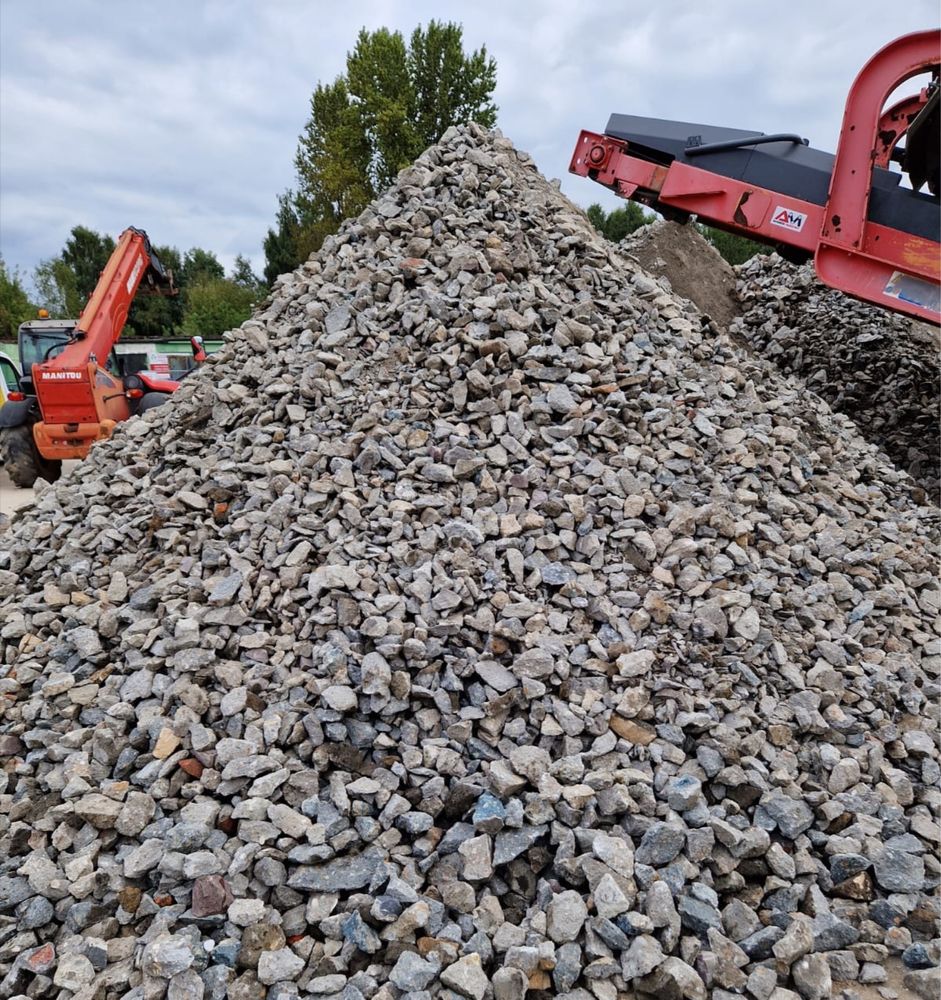 NAJTANIEJ Przekrusz Betonowy Kruszywo DOLOMIT Kamień Tłuczeń TRANSPORT