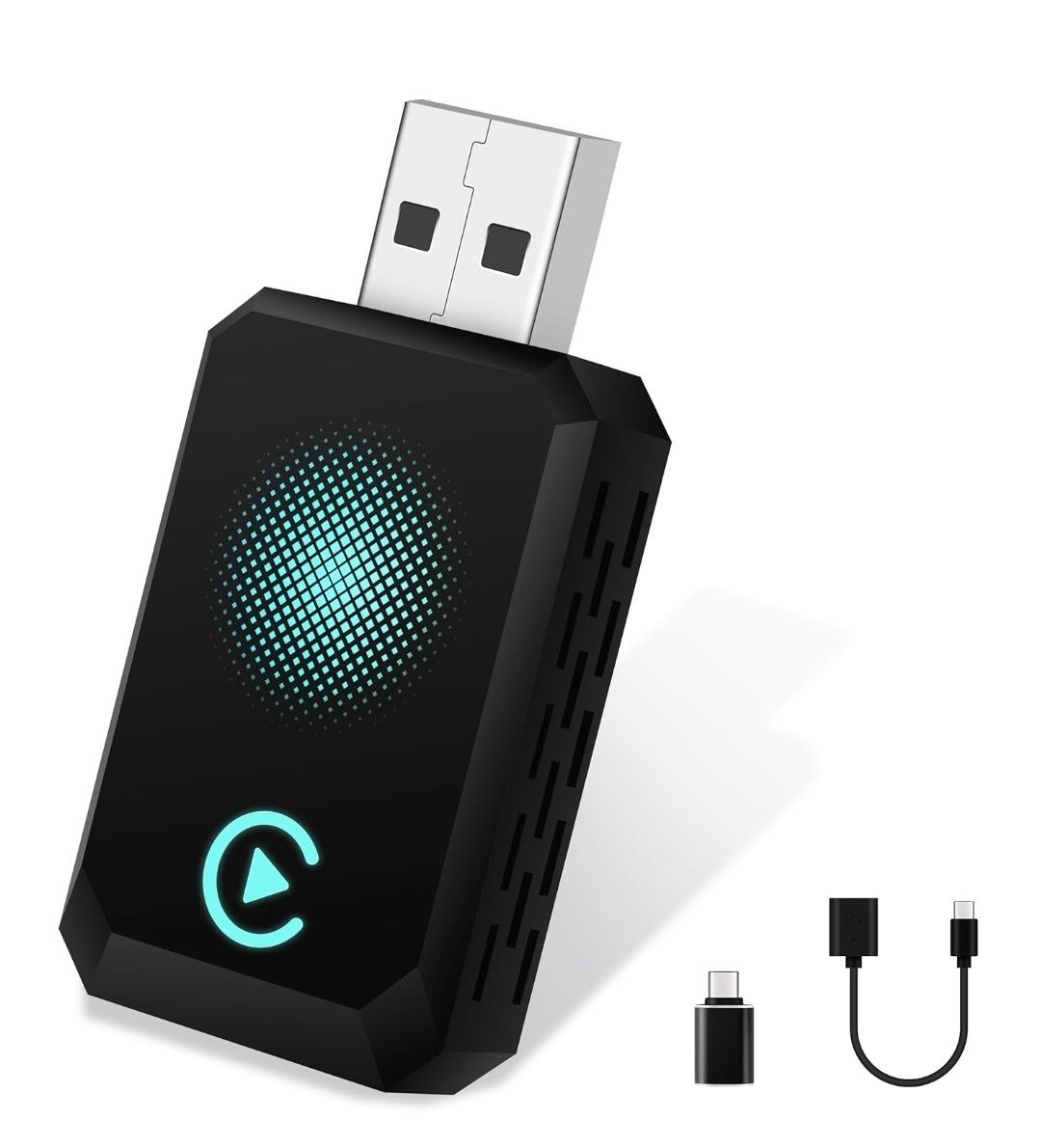 Bezprzewodowy adapter CarPlay USB do samochodu z CarPlay Android iOS