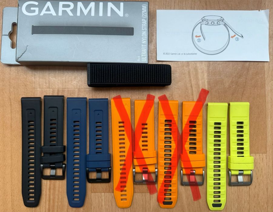 Garmin Ремінець Оригинал 22 мм QuickFit UltraFit Новий